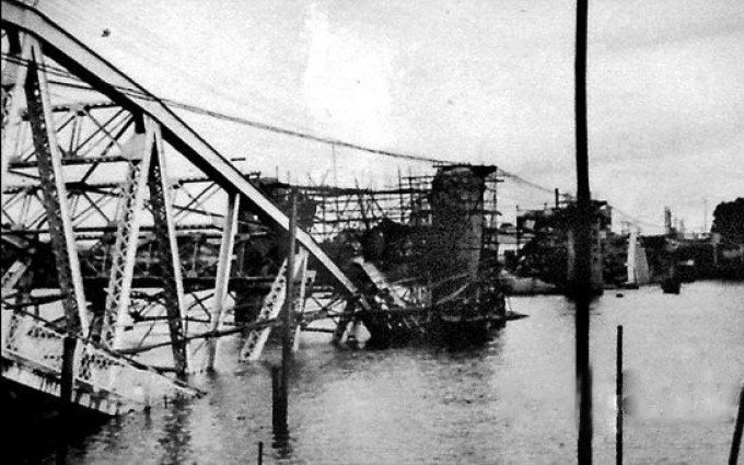 1949年10月14日海珠桥炸毁