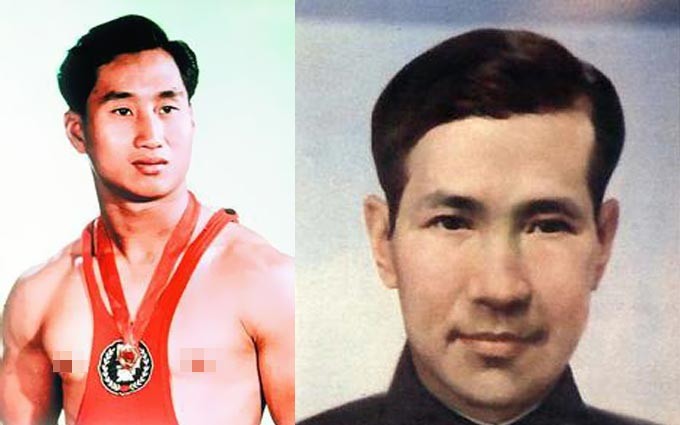 1956年11月29日陈镜开打破举重世界纪录