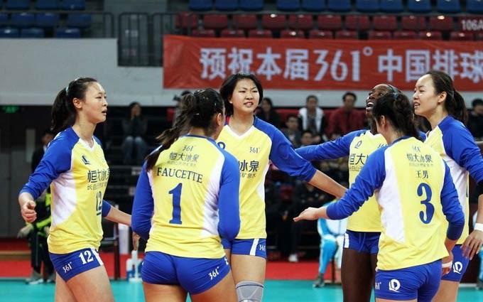 全国女排联赛 恒大女排勇夺5连胜