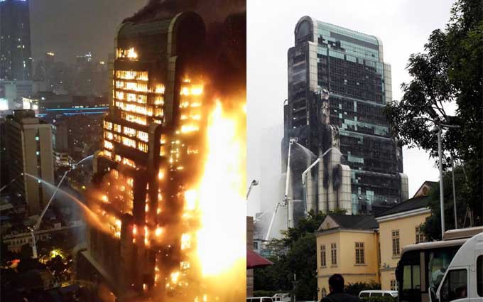 建业大厦火灾追踪 5名责任人被拘
