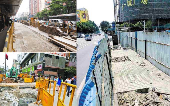江南西路将继续围蔽