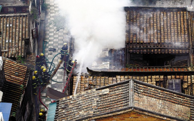 广州第一批历史建筑又遭火灾