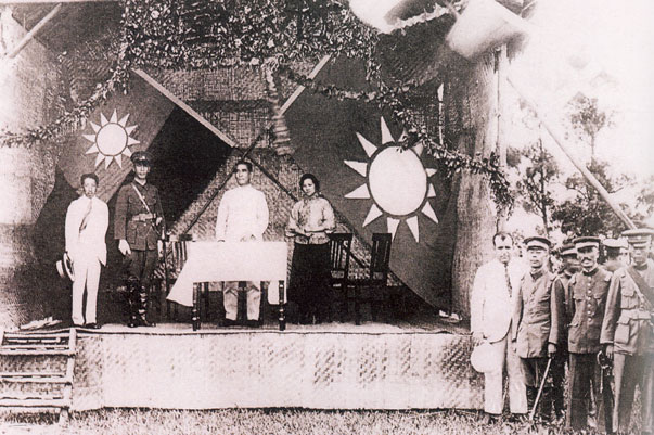 1924年6月16日广州黄埔军校举行开学典礼