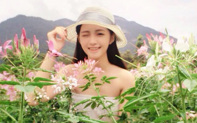 女神17岁 专访清纯气质模特儿温晴