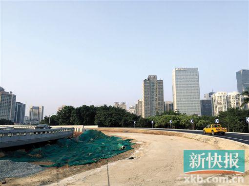 广州大桥二沙岛新匝道通车