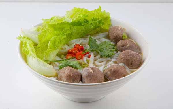 广东地区汉族特色小吃牛丸粉介绍