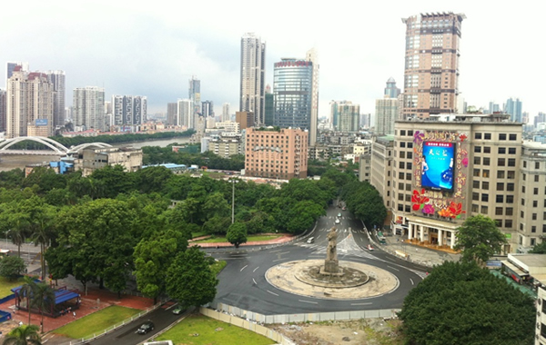 海珠广场：“珠海丹心”被评为羊城新八景