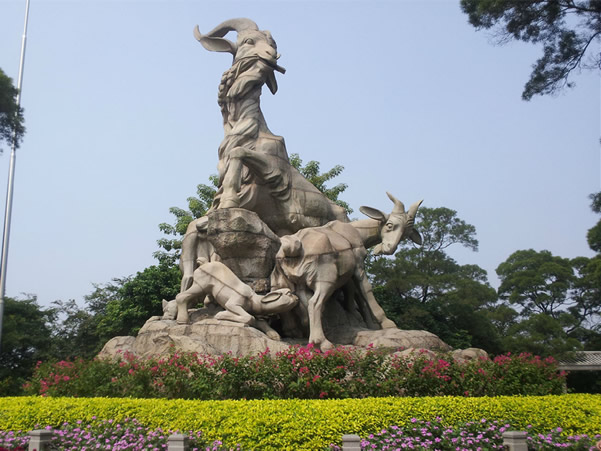 越秀区五羊石像介绍：广州城市的第一标志