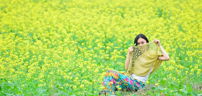 清明节去花都区红山村看油菜花