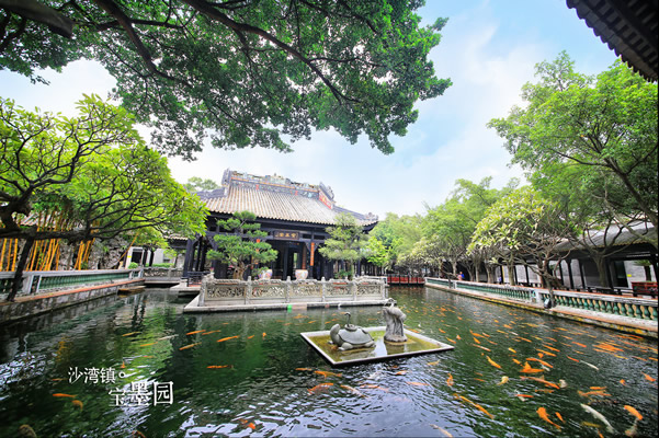 宝墨园：集清宫文化、岭南古建筑、珠三角水乡特色于一体
