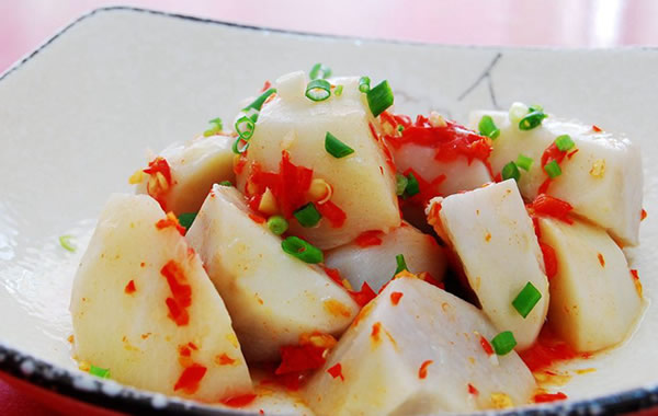 中秋节的传统美食推荐之蒸芋头