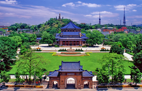 广州一日游探讨中山纪念堂建筑秘史
