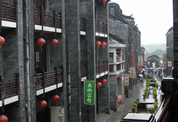 广州岭南印象园的市井风情