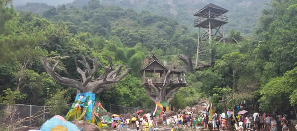 春季旅游到增城白水寨踏青