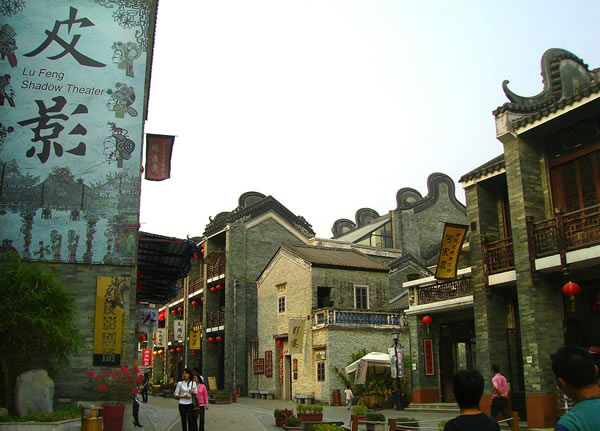 五一旅游到岭南印象园看小桥流水