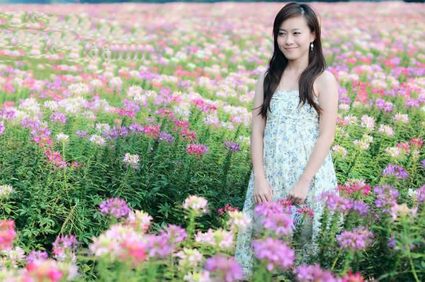 五一小长假到从化响水峡七彩花田赏花