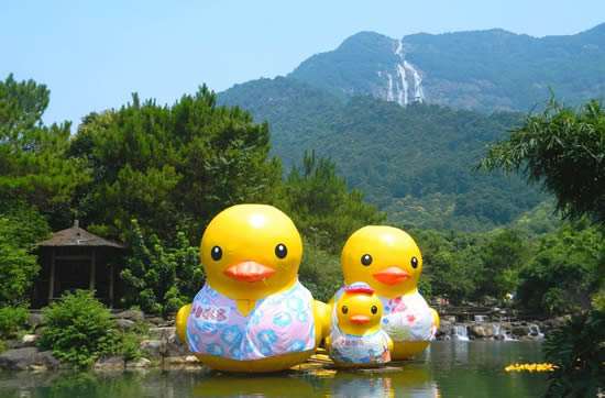 广州一日游到白水寨探索3D奇幻森林