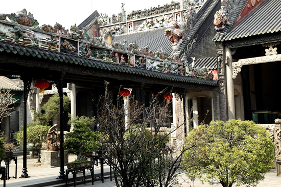 八月暑期广州一日游120年历史的陈家祠