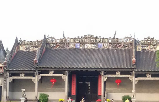 广州一日游到陈家祠研究石鼓与狮子