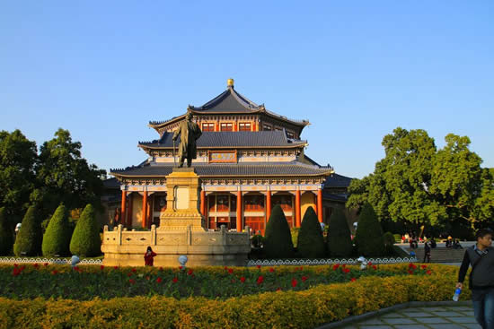 中山纪念堂：广州最具标致性的建筑物