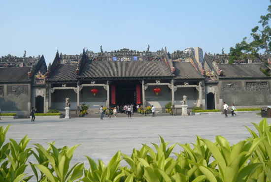 广州陈家祠高分子仿真雕塑