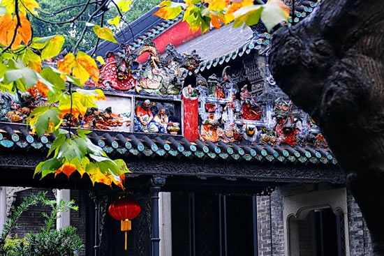 广州陈家祠灰雕建筑艺术揭秘