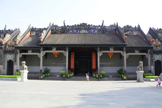 广州陈家祠岭南民间建筑装饰工艺灰塑