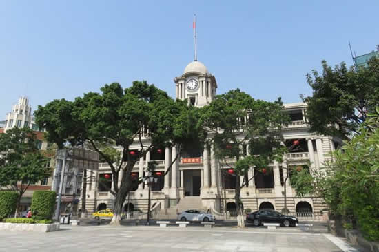 粤海关最早设在广州海珠广场旁的天字码头