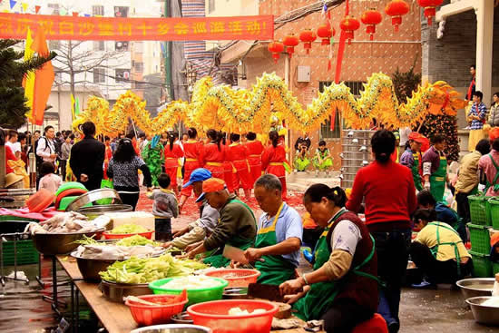 农历正月初十番禺一年一度十乡会景日