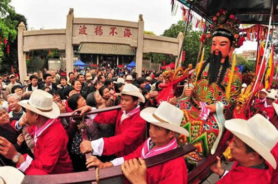 广州黄埔波罗诞重头戏五子朝王祝寿仪式揭秘