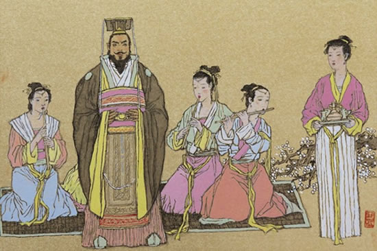 中国古代历史名人百图汪晓曙绘画作品展在广州图书馆展出