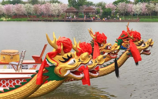 广州海珠湿地公园举办2018年海珠湿地龙船景活动 唱响龙舟文化品牌